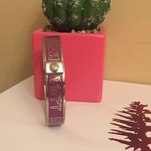 Authentic Coach Poppy Purple Bangle/Bracelet